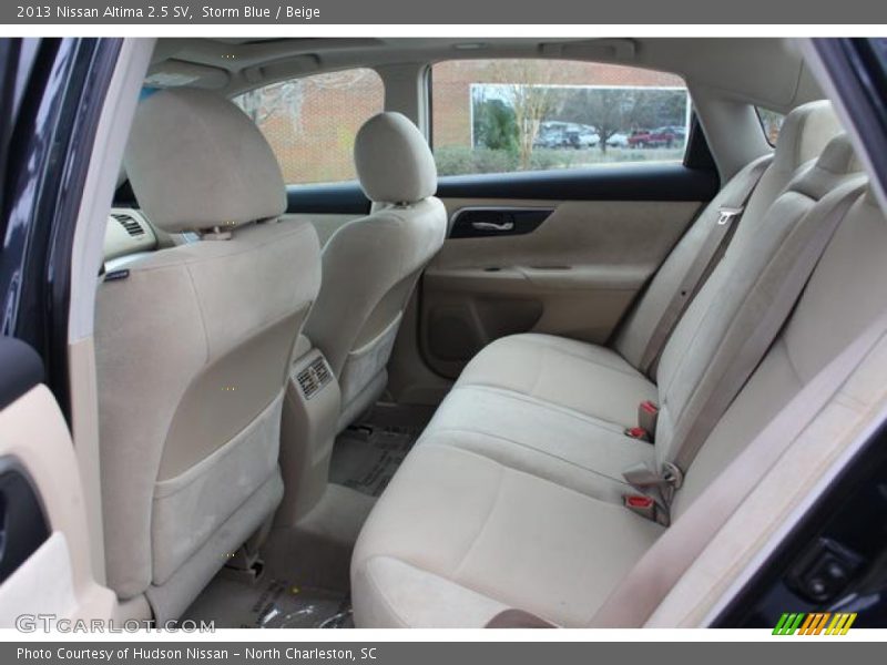 Rear Seat of 2013 Altima 2.5 SV