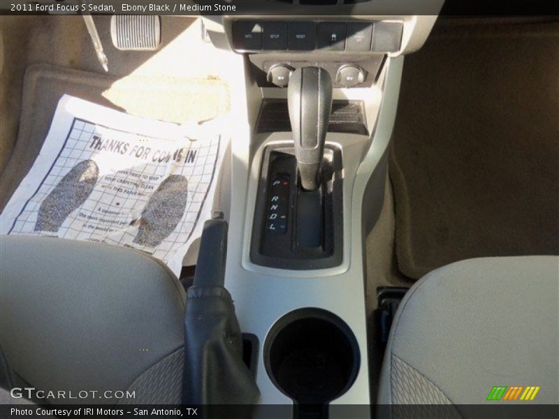 Ebony Black / Medium Stone 2011 Ford Focus S Sedan