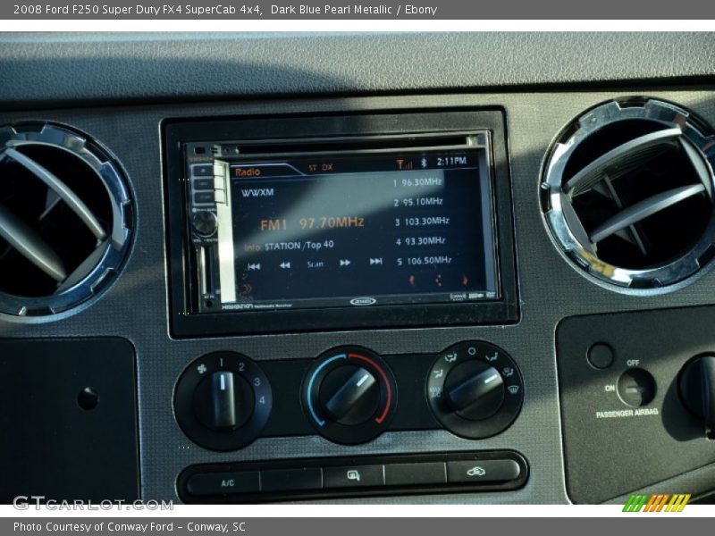 Dark Blue Pearl Metallic / Ebony 2008 Ford F250 Super Duty FX4 SuperCab 4x4