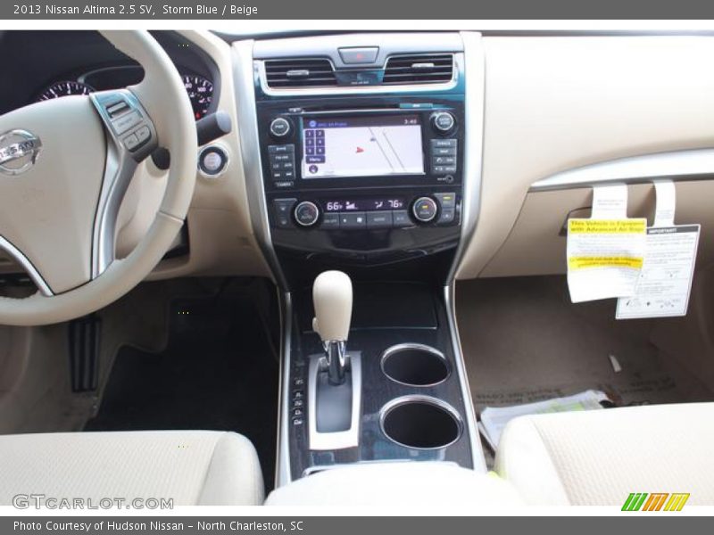 Storm Blue / Beige 2013 Nissan Altima 2.5 SV