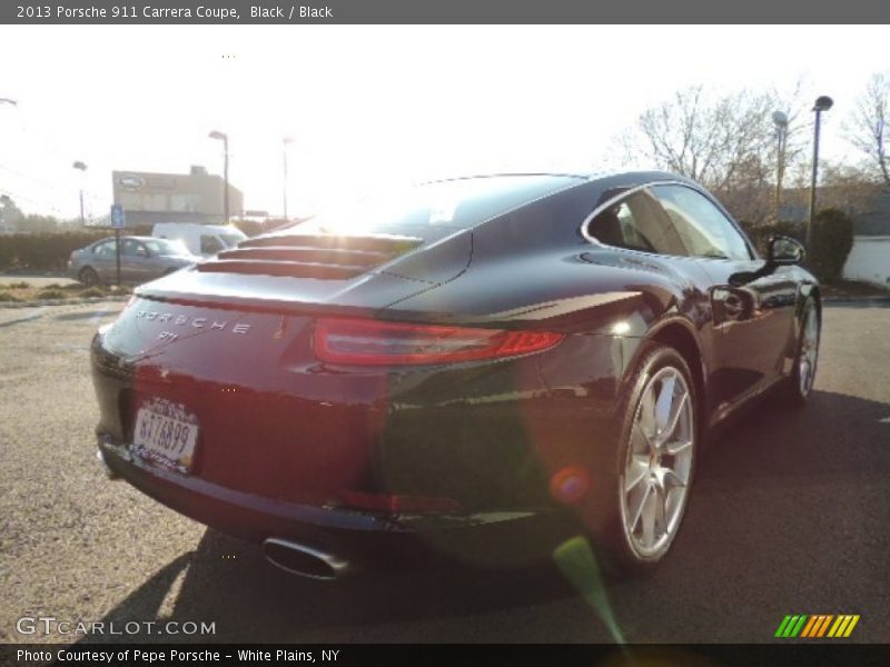 Black / Black 2013 Porsche 911 Carrera Coupe