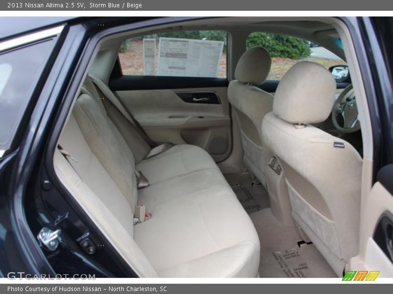 Rear Seat of 2013 Altima 2.5 SV