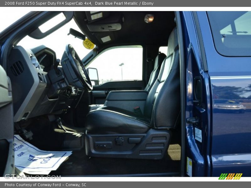 Dark Blue Pearl Metallic / Ebony 2008 Ford F250 Super Duty FX4 SuperCab 4x4