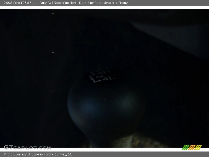 Dark Blue Pearl Metallic / Ebony 2008 Ford F250 Super Duty FX4 SuperCab 4x4