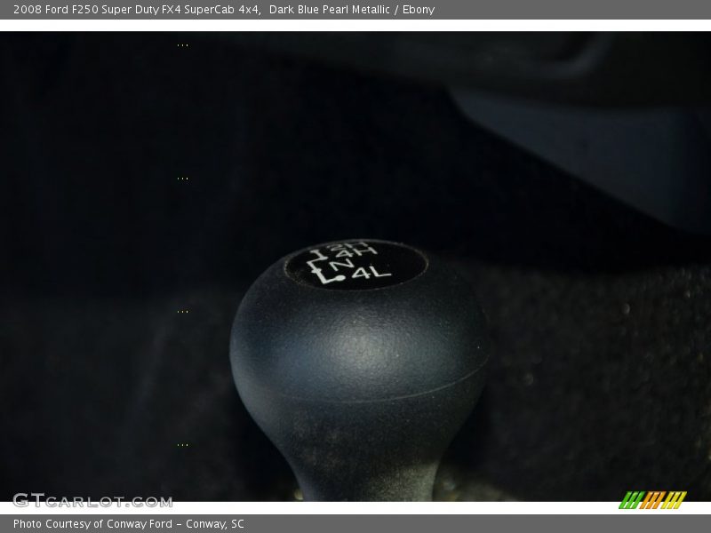 Dark Blue Pearl Metallic / Ebony 2008 Ford F250 Super Duty FX4 SuperCab 4x4