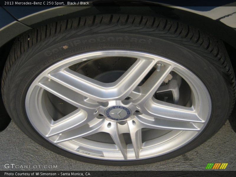 Black / Black 2013 Mercedes-Benz C 250 Sport