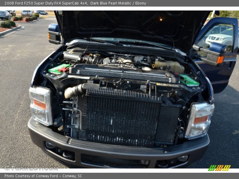 Dark Blue Pearl Metallic / Ebony 2008 Ford F250 Super Duty FX4 SuperCab 4x4