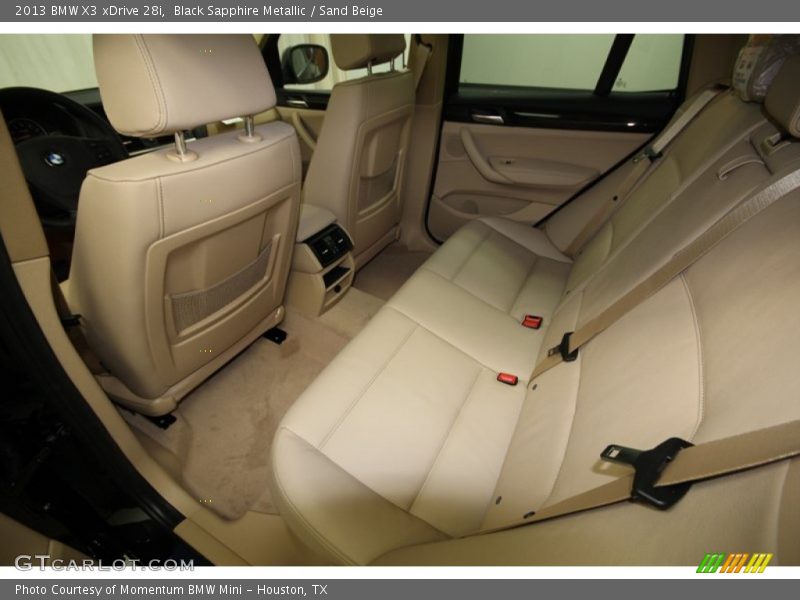 Black Sapphire Metallic / Sand Beige 2013 BMW X3 xDrive 28i