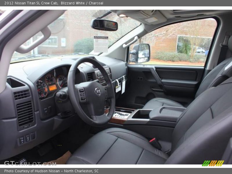  2012 Titan SL Crew Cab Charcoal Interior