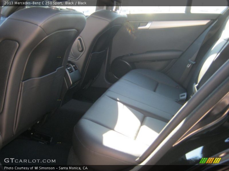Black / Black 2013 Mercedes-Benz C 250 Sport
