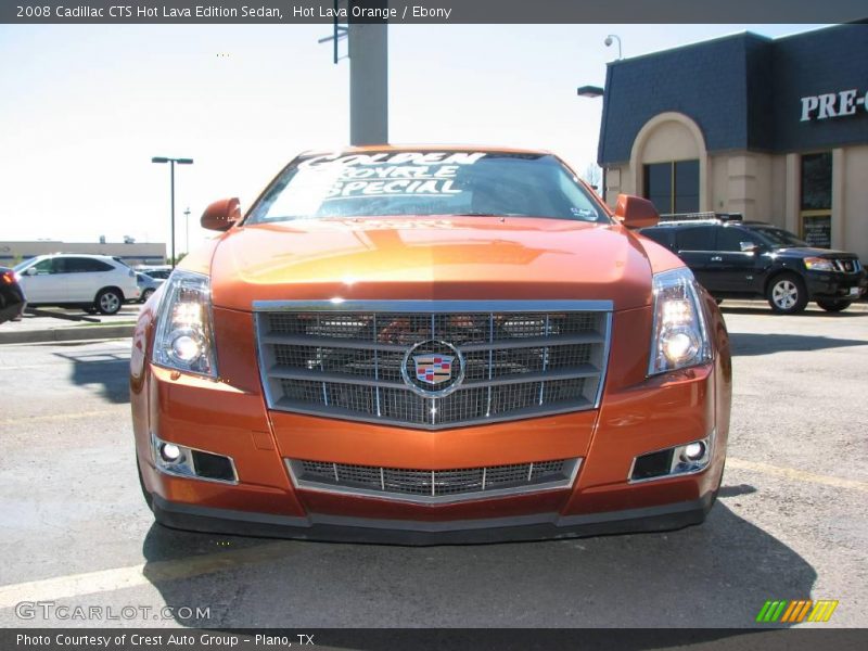 Hot Lava Orange / Ebony 2008 Cadillac CTS Hot Lava Edition Sedan