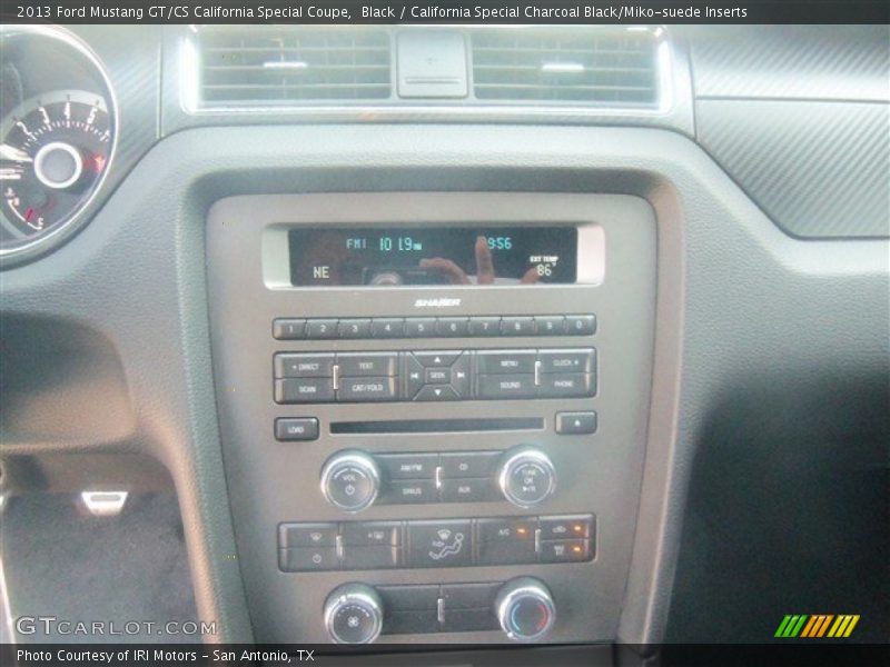 Black / California Special Charcoal Black/Miko-suede Inserts 2013 Ford Mustang GT/CS California Special Coupe
