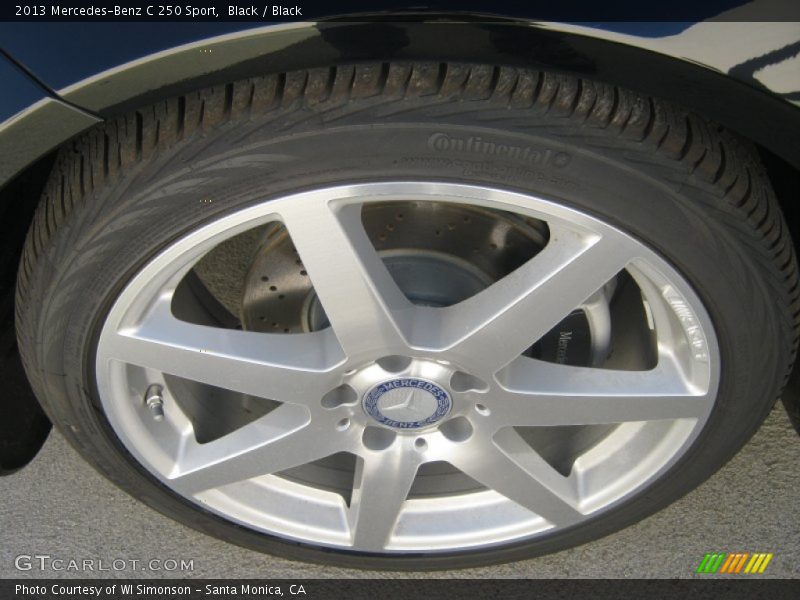 Black / Black 2013 Mercedes-Benz C 250 Sport