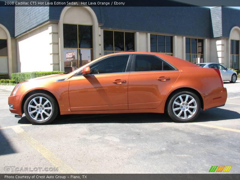 Hot Lava Orange / Ebony 2008 Cadillac CTS Hot Lava Edition Sedan