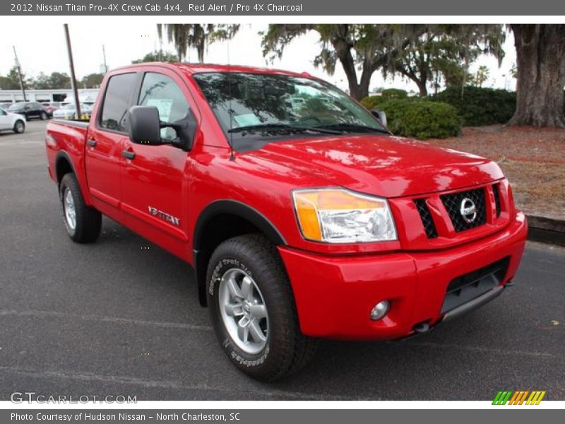 Front 3/4 View of 2012 Titan Pro-4X Crew Cab 4x4