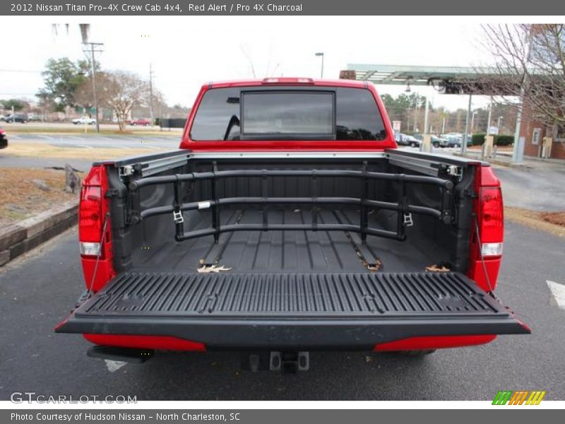 Red Alert / Pro 4X Charcoal 2012 Nissan Titan Pro-4X Crew Cab 4x4