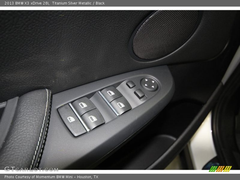 Titanium Silver Metallic / Black 2013 BMW X3 xDrive 28i
