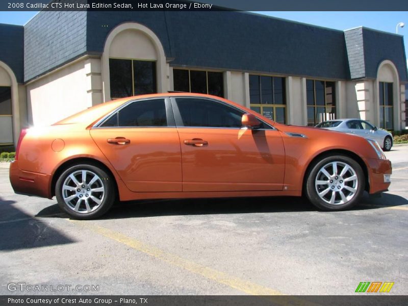 Hot Lava Orange / Ebony 2008 Cadillac CTS Hot Lava Edition Sedan