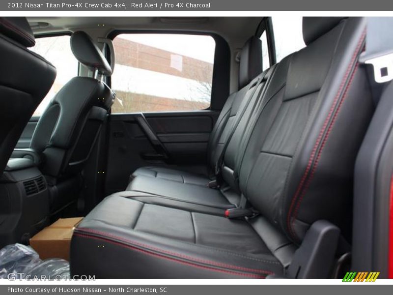 Rear Seat of 2012 Titan Pro-4X Crew Cab 4x4