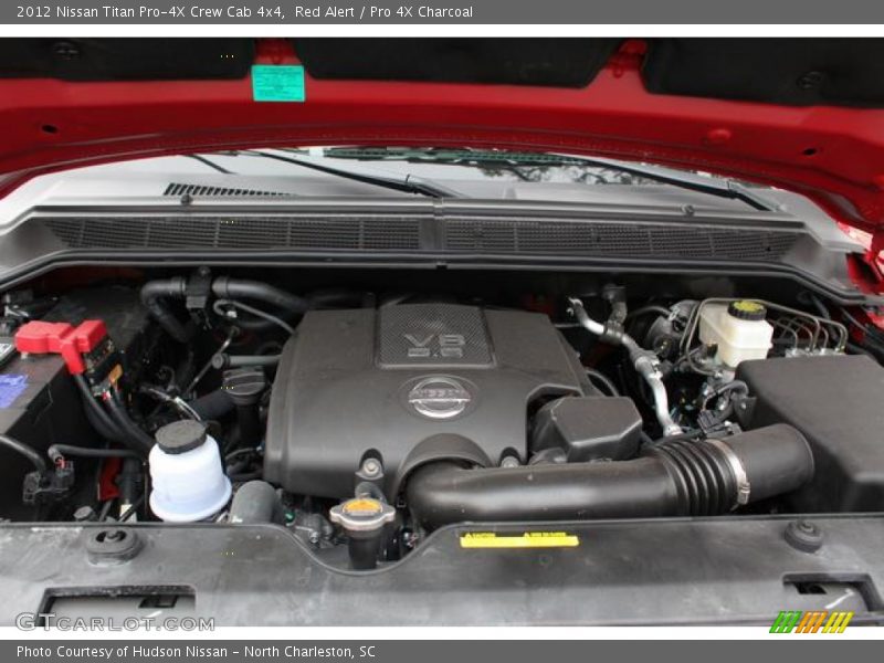  2012 Titan Pro-4X Crew Cab 4x4 Engine - 5.6 Liter Flex-Fuel DOHC 32-Valve CVTCS V8