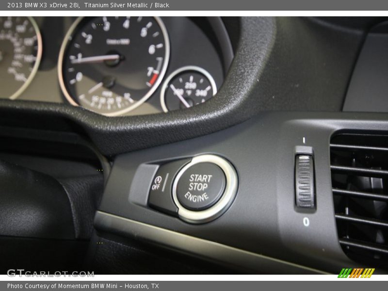 Titanium Silver Metallic / Black 2013 BMW X3 xDrive 28i
