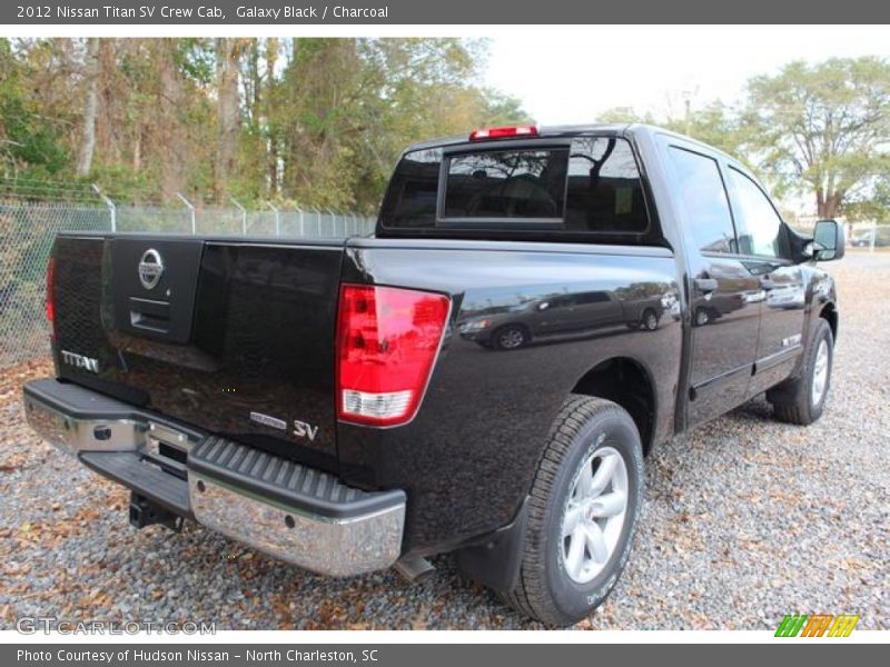 Galaxy Black / Charcoal 2012 Nissan Titan SV Crew Cab