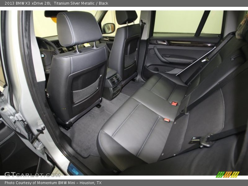 Rear Seat of 2013 X3 xDrive 28i