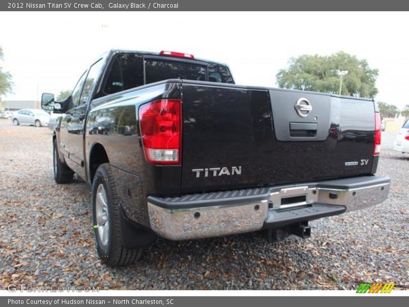 Galaxy Black / Charcoal 2012 Nissan Titan SV Crew Cab