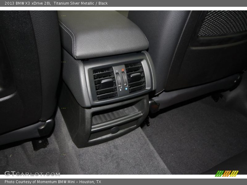 Titanium Silver Metallic / Black 2013 BMW X3 xDrive 28i