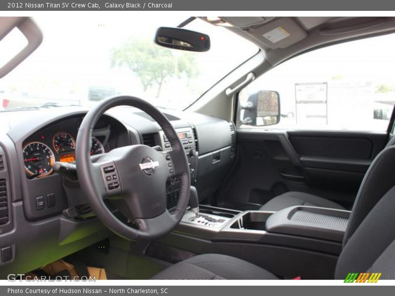 Galaxy Black / Charcoal 2012 Nissan Titan SV Crew Cab