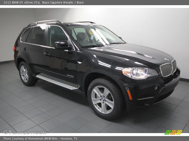 Black Sapphire Metallic / Black 2013 BMW X5 xDrive 35d