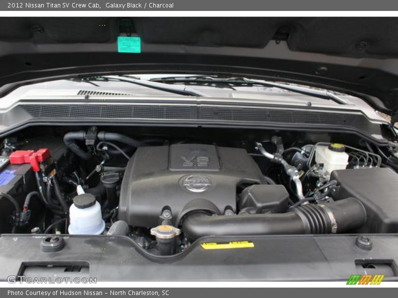 Galaxy Black / Charcoal 2012 Nissan Titan SV Crew Cab