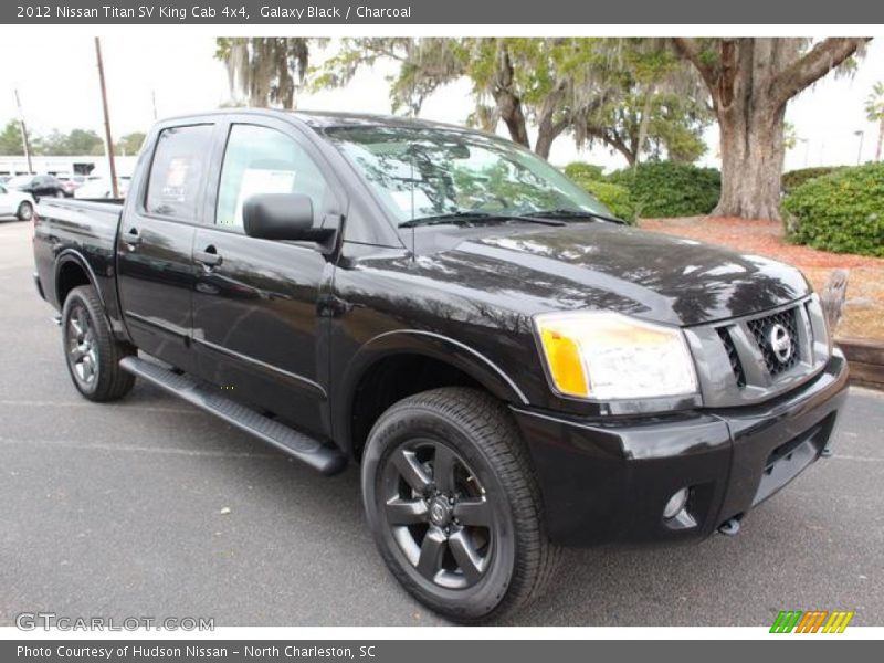 Galaxy Black / Charcoal 2012 Nissan Titan SV King Cab 4x4