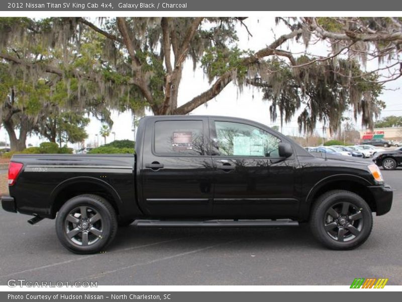 Galaxy Black / Charcoal 2012 Nissan Titan SV King Cab 4x4
