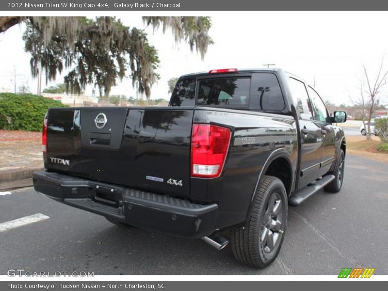 Galaxy Black / Charcoal 2012 Nissan Titan SV King Cab 4x4