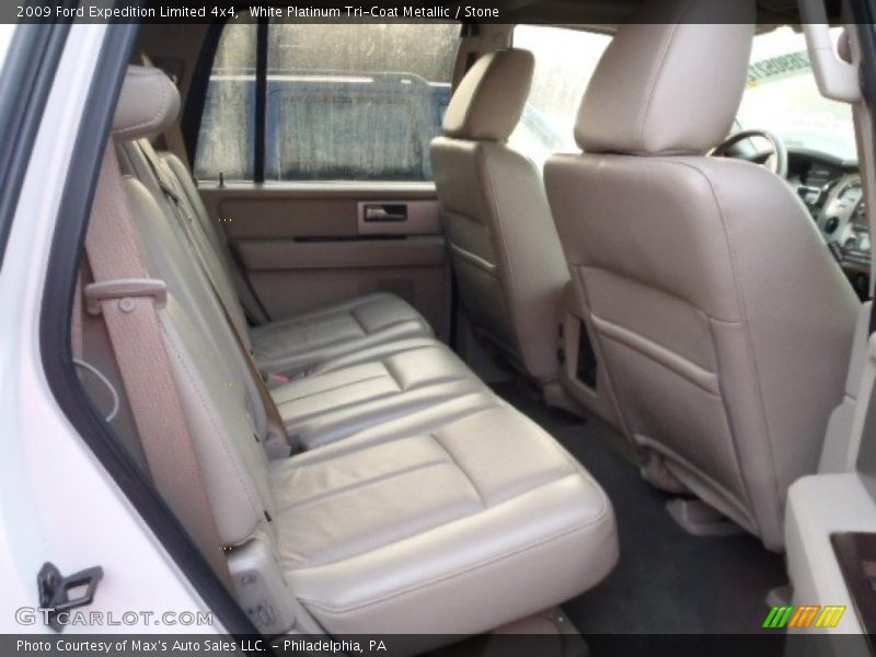 White Platinum Tri-Coat Metallic / Stone 2009 Ford Expedition Limited 4x4