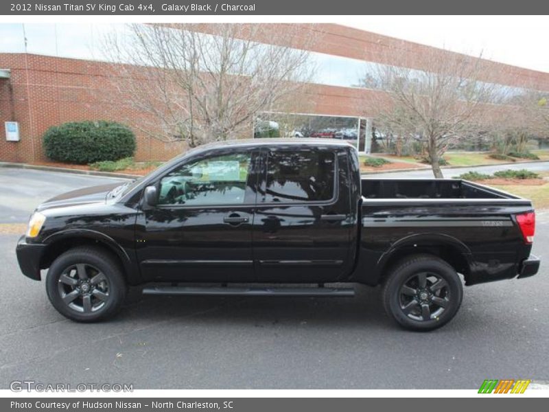 Galaxy Black / Charcoal 2012 Nissan Titan SV King Cab 4x4