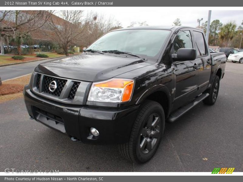 Galaxy Black / Charcoal 2012 Nissan Titan SV King Cab 4x4