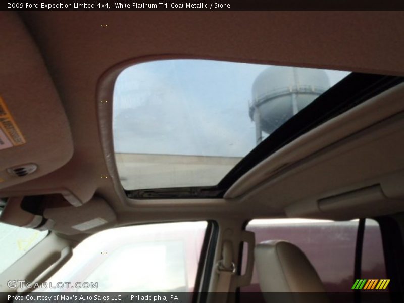 White Platinum Tri-Coat Metallic / Stone 2009 Ford Expedition Limited 4x4