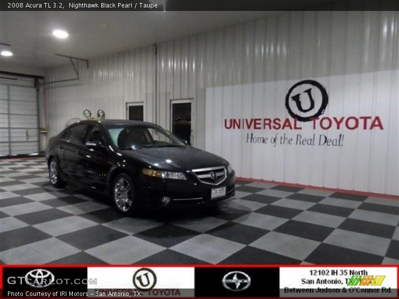 Nighthawk Black Pearl / Taupe 2008 Acura TL 3.2