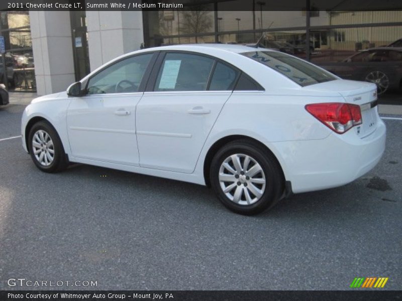Summit White / Medium Titanium 2011 Chevrolet Cruze LT