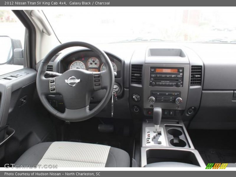 Galaxy Black / Charcoal 2012 Nissan Titan SV King Cab 4x4