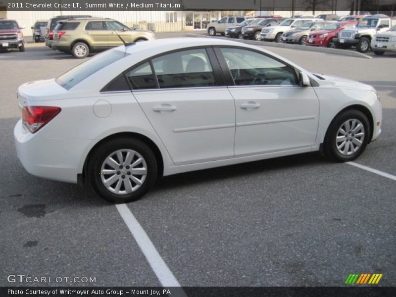 Summit White / Medium Titanium 2011 Chevrolet Cruze LT