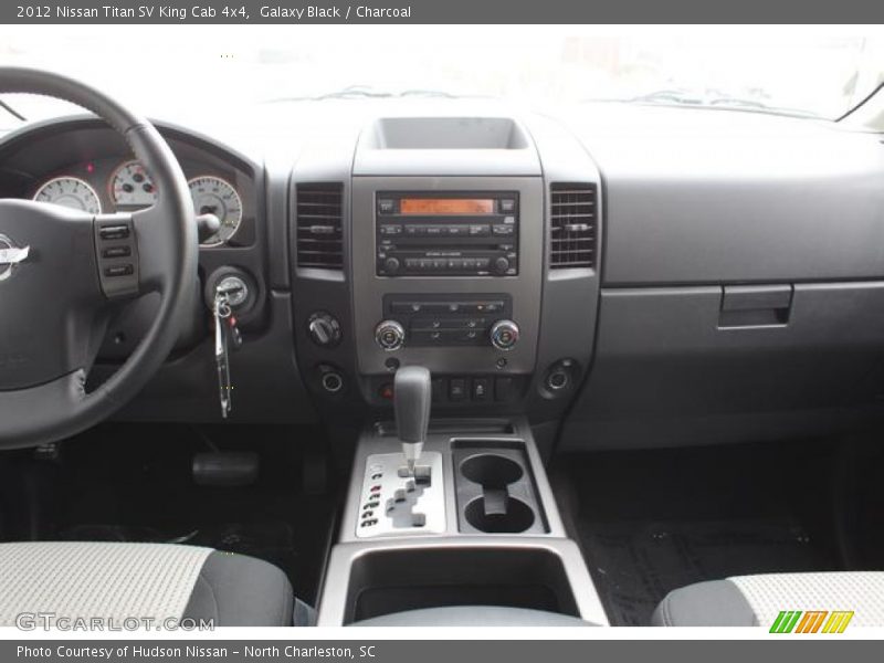 Galaxy Black / Charcoal 2012 Nissan Titan SV King Cab 4x4