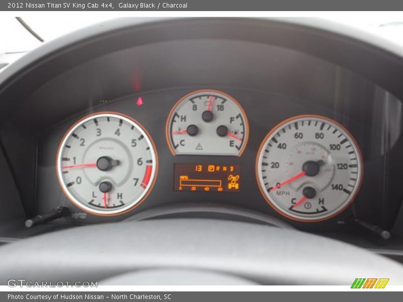 Galaxy Black / Charcoal 2012 Nissan Titan SV King Cab 4x4