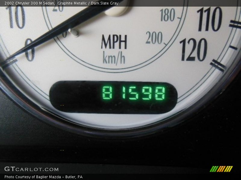 Graphite Metallic / Dark Slate Gray 2002 Chrysler 300 M Sedan