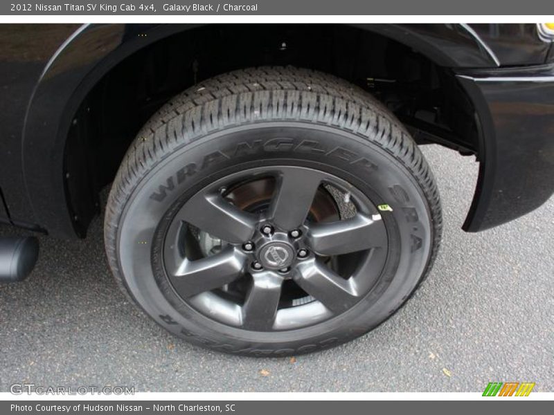 Galaxy Black / Charcoal 2012 Nissan Titan SV King Cab 4x4