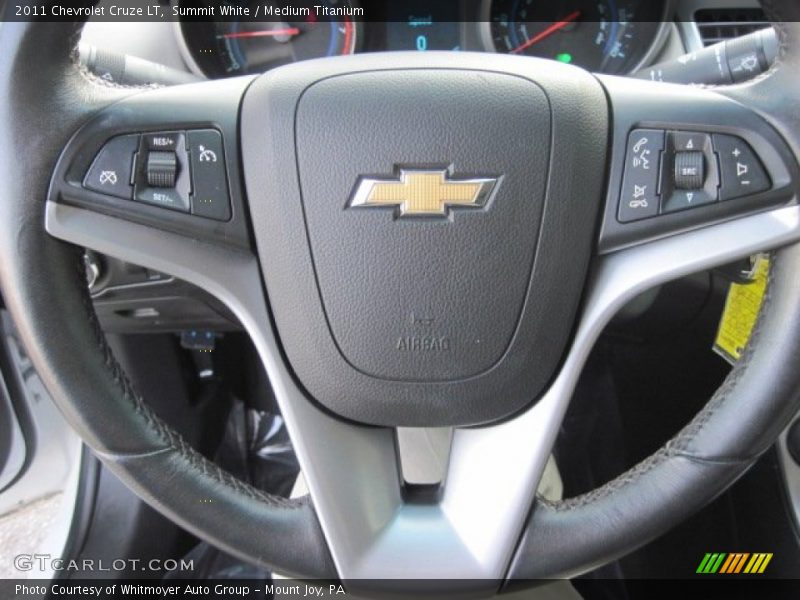 Summit White / Medium Titanium 2011 Chevrolet Cruze LT