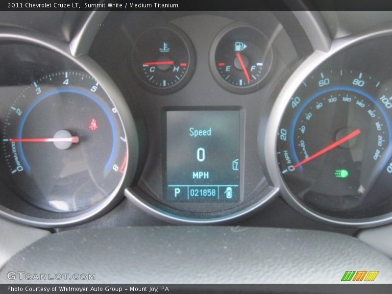 Summit White / Medium Titanium 2011 Chevrolet Cruze LT