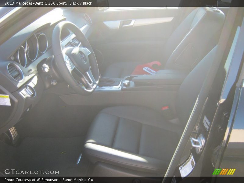Black / Black 2013 Mercedes-Benz C 250 Sport